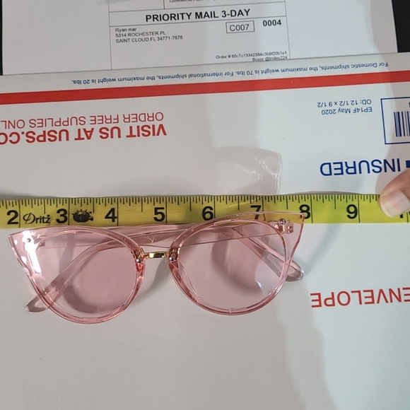 Retro Vintage Narrow Cat Eye Sunglasses for Women - Picture 2 of 2